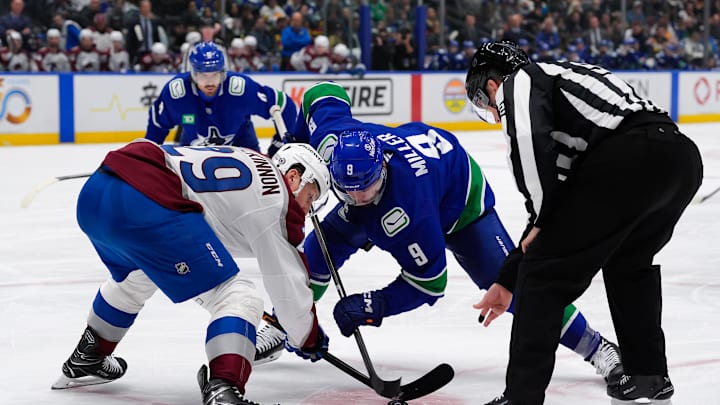 Colorado Avalanche v Vancouver Canucks