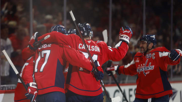 Aliaksei Protas, Washington Capitals Mandatory Credit: Geoff Burke-Imagn Images
