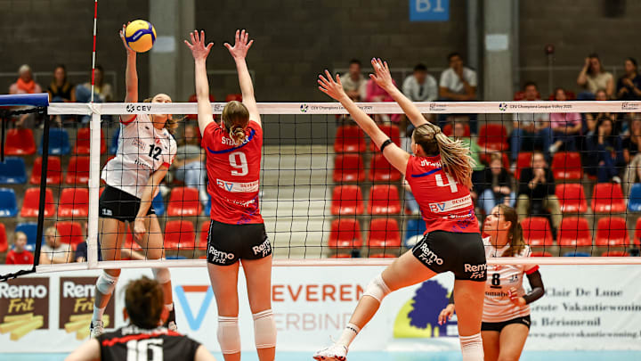 VOLLEYBALL PLAY-OFF FINAL WOMEN ASTERIX BEVEREN VS ROESELARE