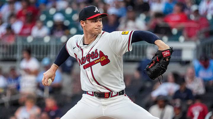 Smith-Shawver was in an unfamiliar spot during his appearance for the Braves Smith-Shawver was in an unfamiliar spot during his appearance for the Braves