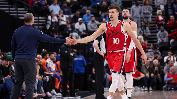 Bogdan Bogdanovic, Tyronn Lue, LA Clippers