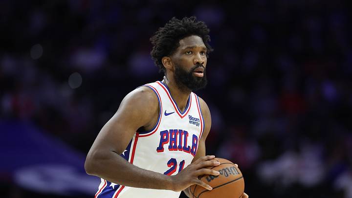 Philadelphia 76ers center Joel Embiid (21) in a game against the Boston Celtics at Xfinity Mobile Arena on Oct. 16, 2026. Philadelphia 76ers center Joel Embiid (21) in a game against the Boston Celtics at Xfinity Mobile Arena on Oct. 16, 2026.