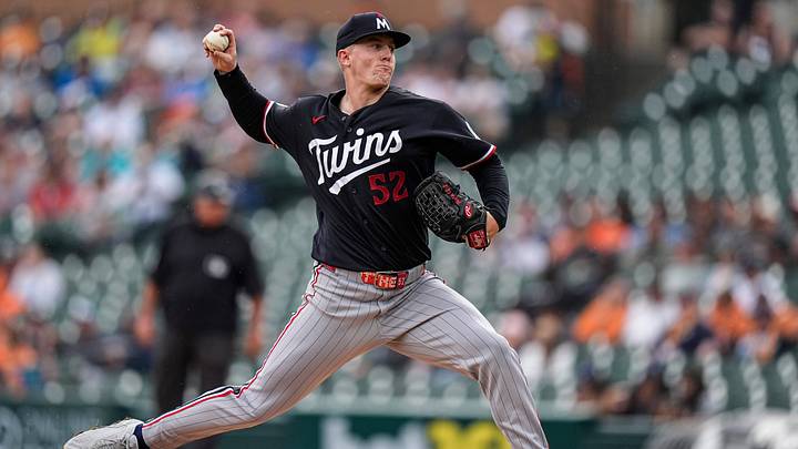 Minnesota Twins pitcher Zebby Matthews. Minnesota Twins pitcher Zebby Matthews.