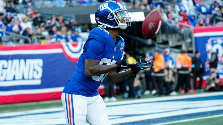 New York Giants wide receiver Ihmir Smith-Marsette  