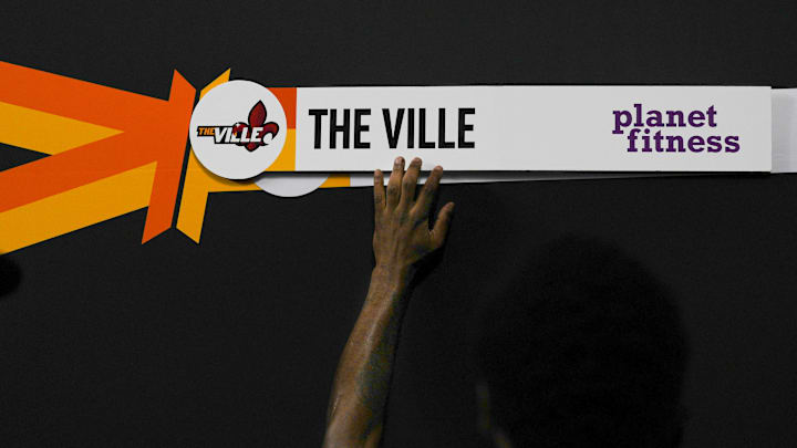 The Ville marks the win over Boston Vs Cancer Saturday at Freedom Hall