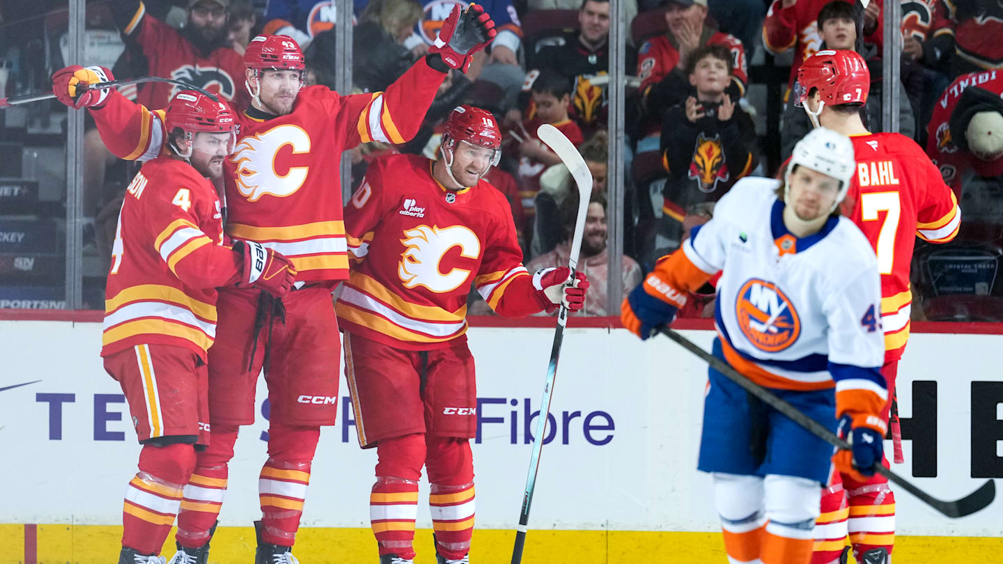 NY Islander stumble in Calgary; fall 4-2 to Flames in Saturday matinee
