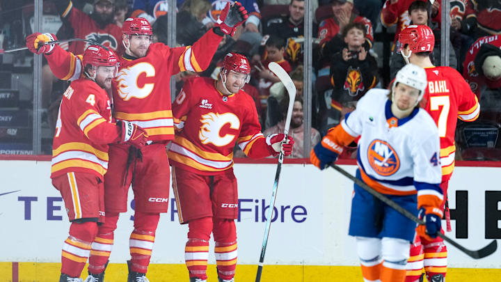 New York Islanders v Calgary Flames