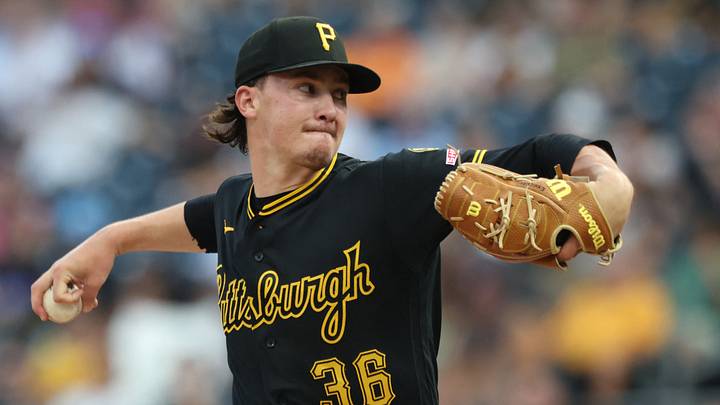 Aug 8, 2026; Pittsburgh, Pennsylvania, USA; Pittsburgh Pirates starting pitcher Bubba Chandler (36) delivers a pitch against the New York Mets during the first inning at PNC Park. Mandatory Credit: Charles LeClaire-Imagn Images Aug 8, 2026; Pittsburgh, Pennsylvania, USA; Pittsburgh Pirates starting pitcher Bubba Chandler (36) delivers a pitch against the New York Mets during the first inning at PNC Park. Mandatory Credit: Charles LeClaire-Imagn Images