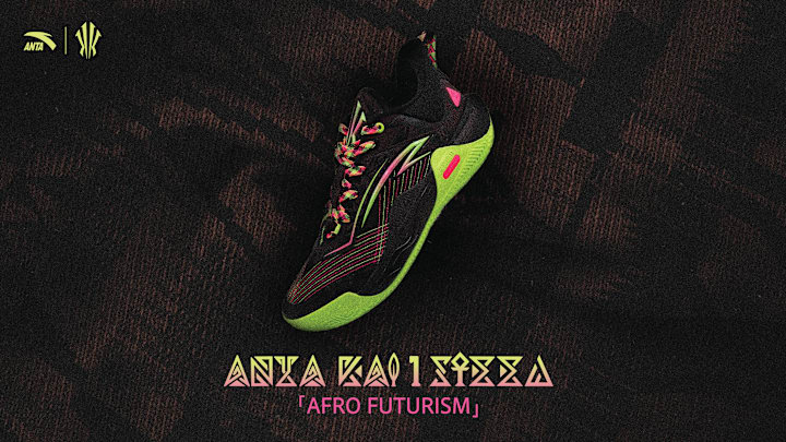 The ANTA KAI 1 Speed "Afro Futurism" colorway.