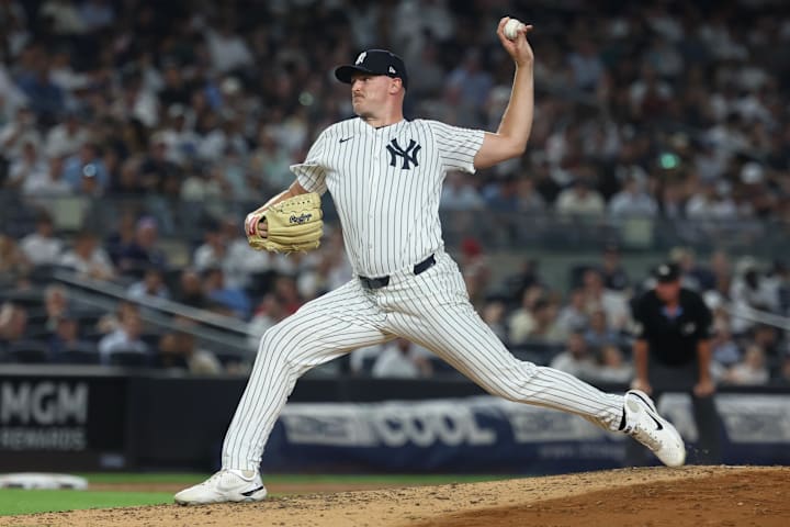 New York Yankees relief pitcher Brent Headrick