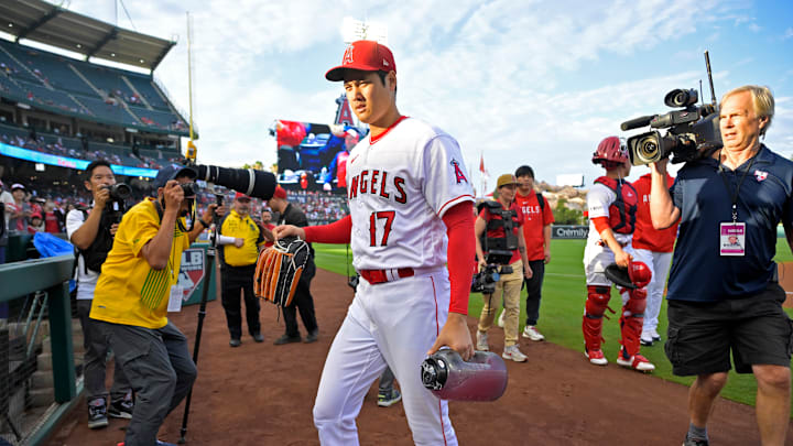 San Francisco Giants v Los Angeles Angels