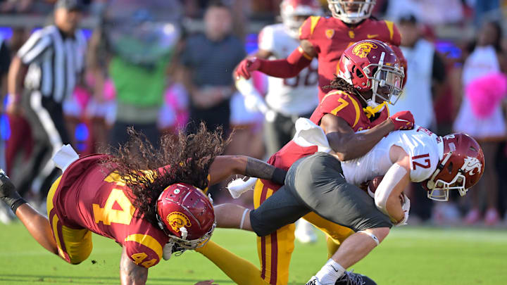 Calen Bullock, Tuasivi Nomura, USC Football, USC Trojans