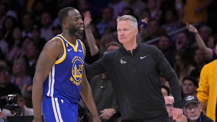 Draymond Green and Steve Kerr