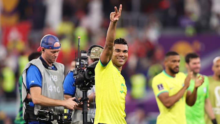 Casemiro anotou o gol único da vitória brasileira sobre a Suíça Casemiro anotou o gol único da vitória brasileira sobre a Suíça