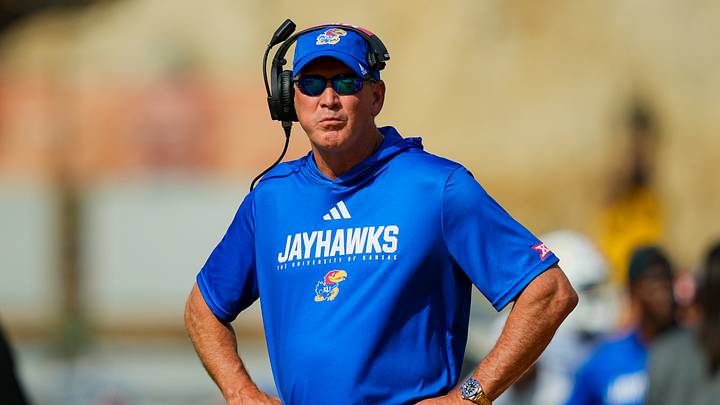 Kansas Jayhawks head coach Lance Leipold Kansas Jayhawks head coach Lance Leipold