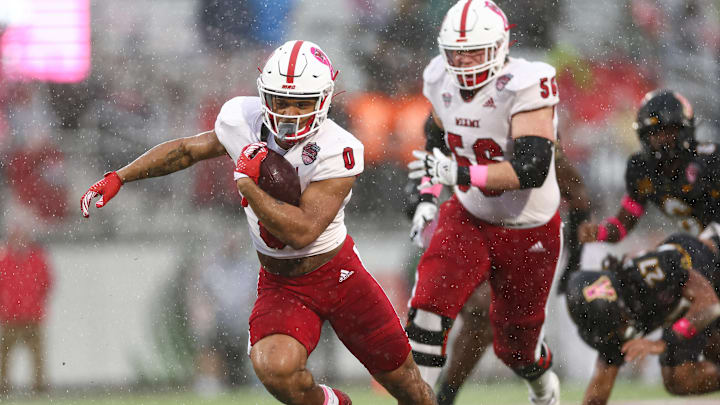 Rashad Amos in action during the Cure Bowl