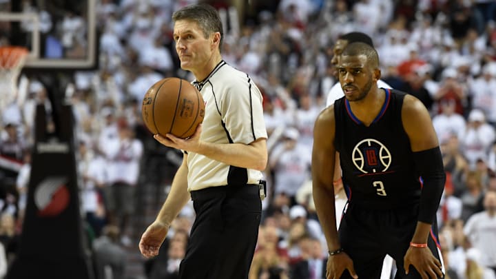 Chris Paul, Scott Foster, LA Clippers