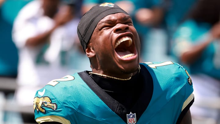 Jacksonville Jaguars wide receiver/cornerback Travis Hunter Jacksonville Jaguars wide receiver/cornerback Travis Hunter