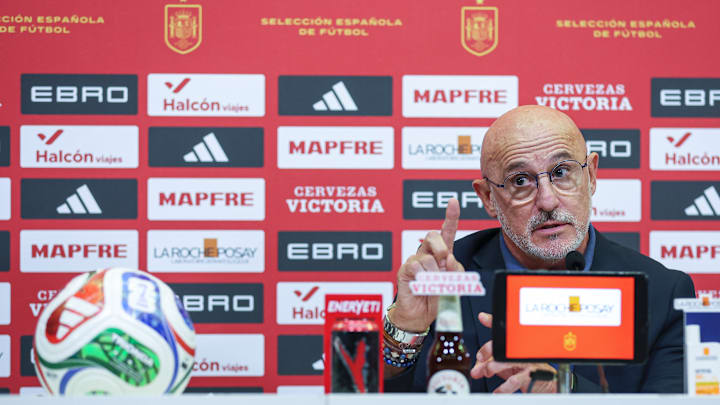 Luis De La Fuente Press Conference In Madrid - Spain Team