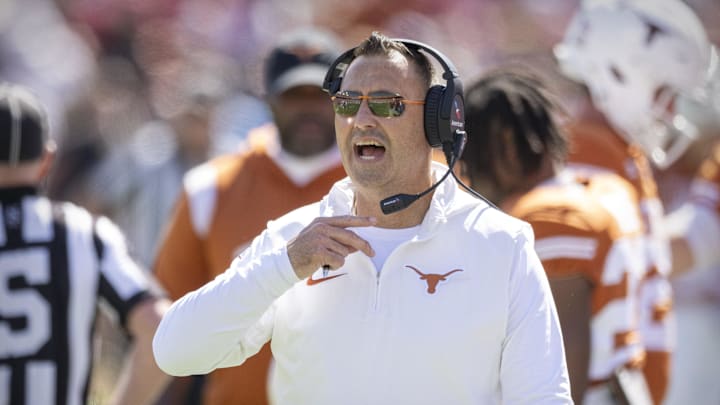 Texas Longhorns head coach Steve Sarkisian