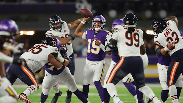 Dobbs couldn't stop throwing the ball to the Bears this week.
