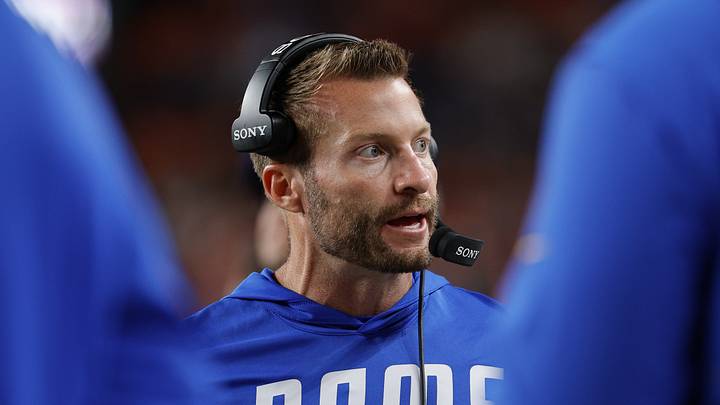 Sep 27, 2026; Denver, Colorado, USA; Los Angeles Rams head coach Sean McVay looks on during the first half against the Denver Broncos at Empower Field at Mile High. Mandatory Credit: Isaiah J. Downing-Imagn Images Sep 27, 2026; Denver, Colorado, USA; Los Angeles Rams head coach Sean McVay looks on during the first half against the Denver Broncos at Empower Field at Mile High. Mandatory Credit: Isaiah J. Downing-Imagn Images