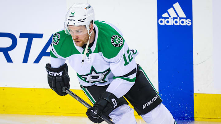 Radek Faksa is one of three Stars who are on thin ice ahead of this year's NHL All-Star Break. 