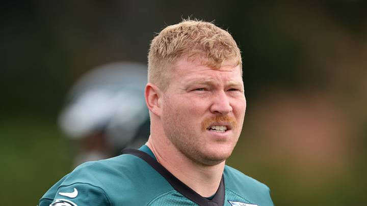 Jul 30, 2026; Philadelphia, PA, USA; Philadelphia Eagles c/g Cam Jurgens (51) during training camp at Jefferson Health Training Complex. Mandatory Credit: Bill Streicher-Imagn Images