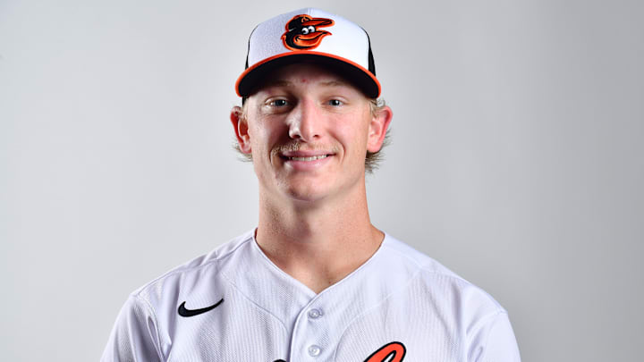 Baltimore Orioles Photo Day: Orioles pitcher Seth Johnson