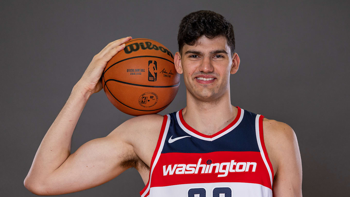 Stunning Wizards' Tristan Vukcevic: Fills In With 14 Points Wallpaper for Desktop