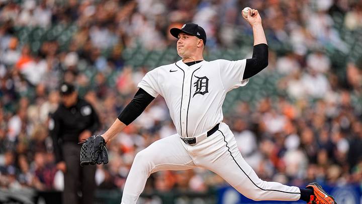 Detroit Tigers pitcher Tarik Skubal (29) throws against New York Yankees during the third inning at Comerica Park in Detroit on Wednesday, June 24, 2026. Detroit Tigers pitcher Tarik Skubal (29) throws against New York Yankees during the third inning at Comerica Park in Detroit on Wednesday, June 24, 2026.