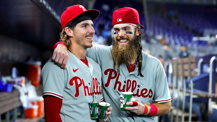 Philadelphia Phillies Brandon Marsh and Bryson Stott both earned pre-arbitration bonuses