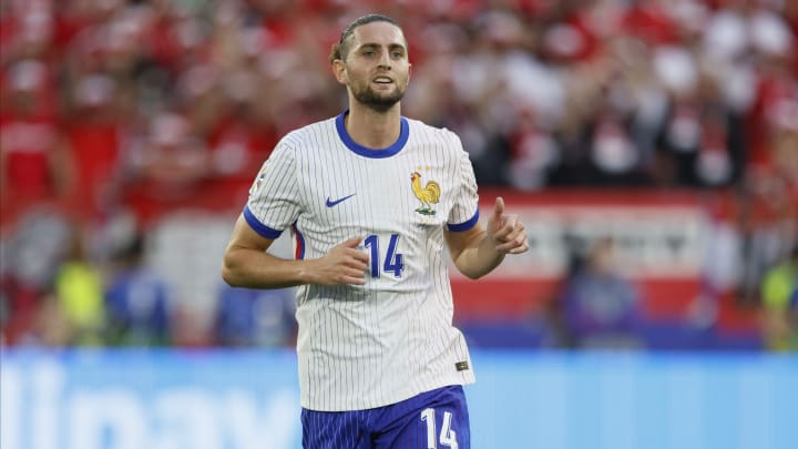 Adrien Rabiot face à l'Autriche