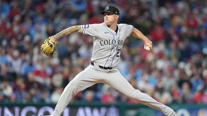 Colorado Rockies starting pitcher Kyle Freeland. Colorado Rockies starting pitcher Kyle Freeland.