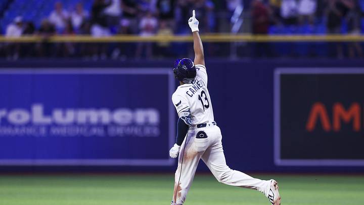 Things are looking up for Junior Caminero and the Rays, who own the American League's best record. Things are looking up for Junior Caminero and the Rays, who own the American League's best record.