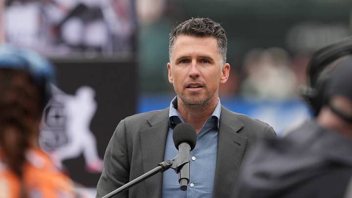 San Francisco Giants president of baseball operations Buster Posey. Mandatory Credit: Darren Yamashita-Imagn Images San Francisco Giants president of baseball operations Buster Posey. Mandatory Credit: Darren Yamashita-Imagn Images