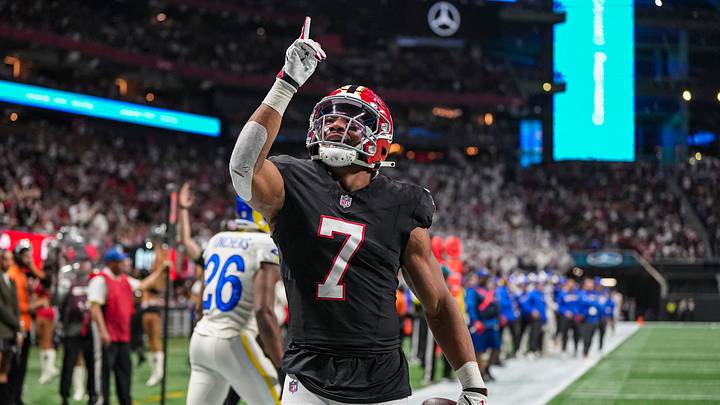 Atlanta Falcons running back Bijan Robinson