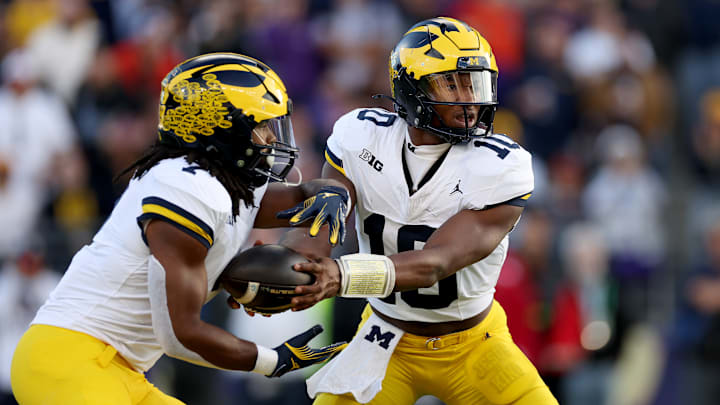 Alex Orji, Donovan Edwards, Michigan Wolverines