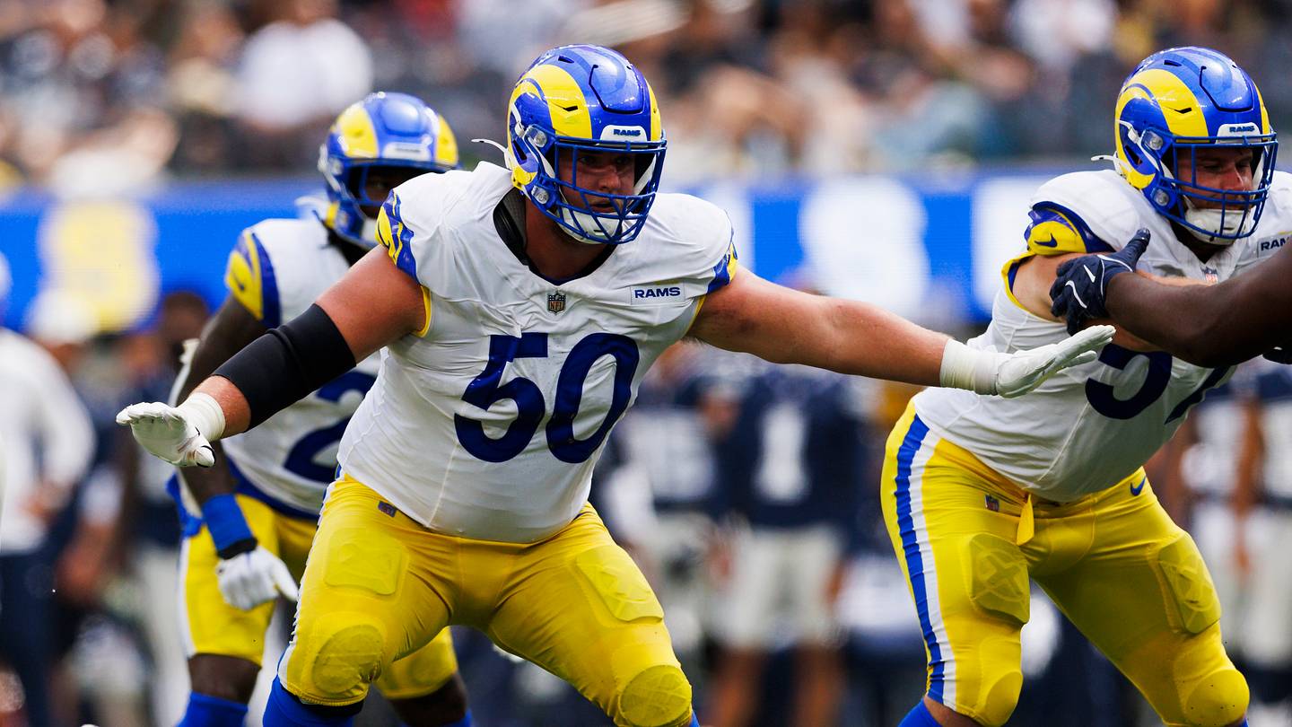 Rams backup offensive linemen could force team to carry 10 on roster