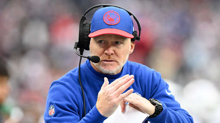 Buffalo Bills head coach Sean McDermott