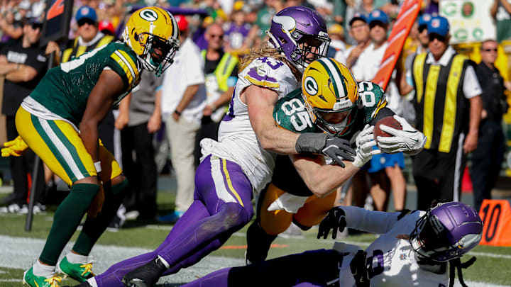 The Packers and Vikings will square off for the second time this season, in a game with major NFC playoff implications.