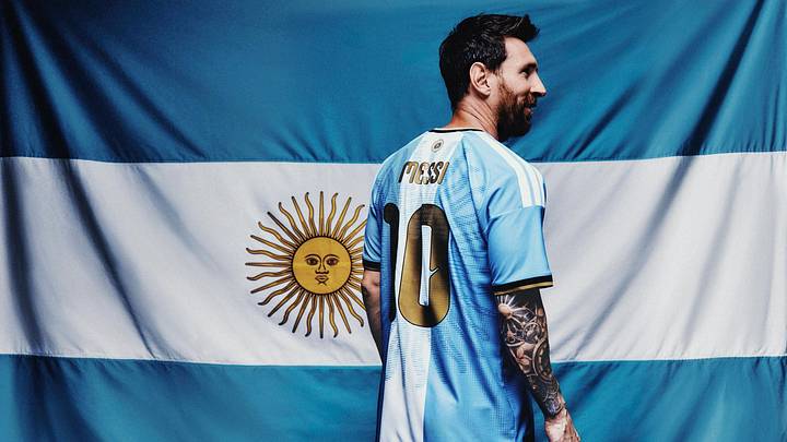 The Argentina Messi Special Edition Collection jersey. The Argentina Messi Special Edition Collection jersey.