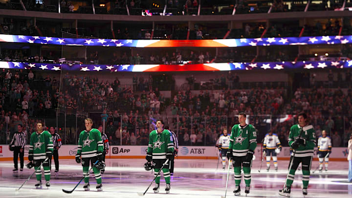 (L-R) Logan Stankoven #11, Nils Lundkvist #5, Mavrik Bourque...