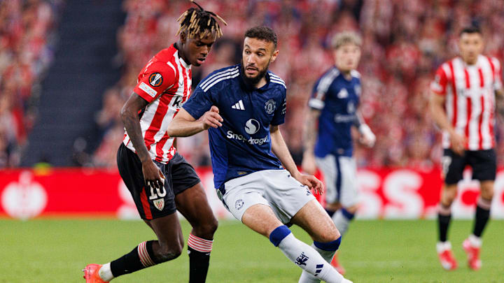 Nico Williams y Noussair Mazraoui serán titulares con el Athletic y Manchester United en el partido de vuelta de semifinales de la Europa League 