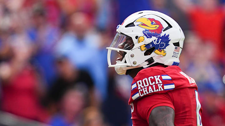 Kansas Jayhawks football star Devin Neal