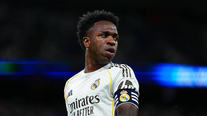 Vinícius Júnior of Real Madrid CF is seen during the