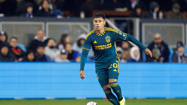 LA Galaxy's Edwin Carrillo.