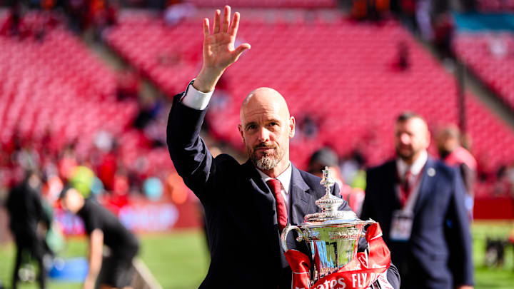 Erik ten Hag after the Emirates FA Cup Final