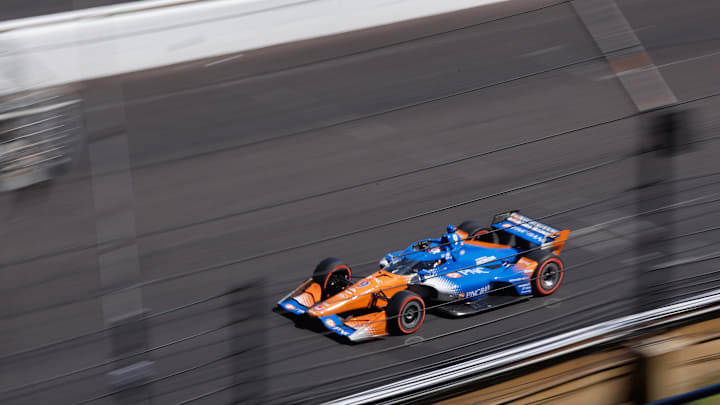 Indy Car Chip Ganassi Racing driver Scott Dixon (9) of New...