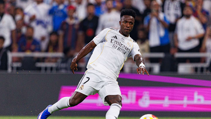Vinicius scored in the final defeat to Barcelona